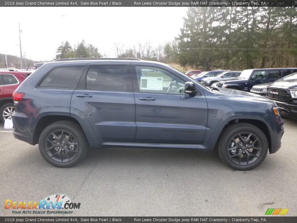 2019 Jeep Grand Cherokee Limited 4x4 Slate Blue Pearl / Black Photo #6