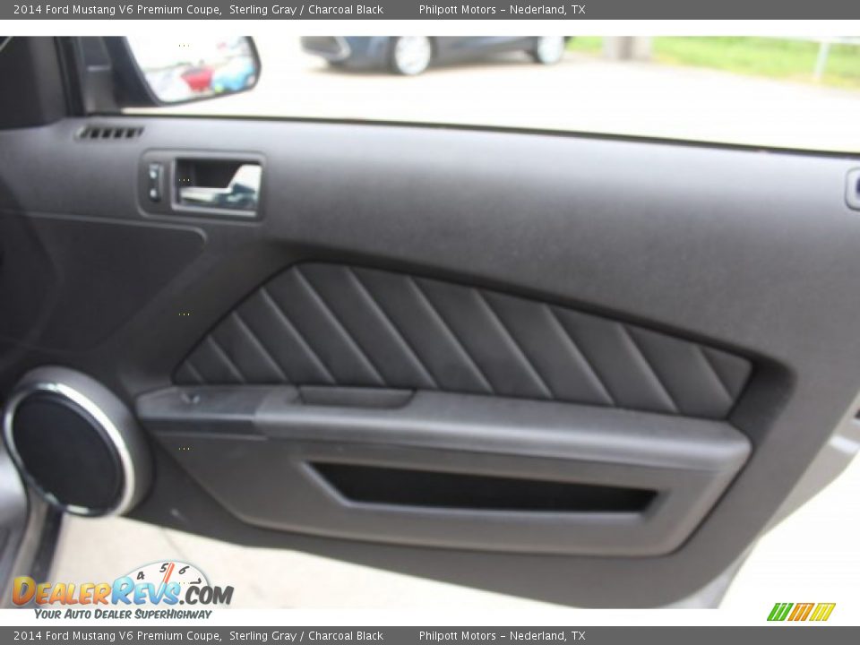 2014 Ford Mustang V6 Premium Coupe Sterling Gray / Charcoal Black Photo #25