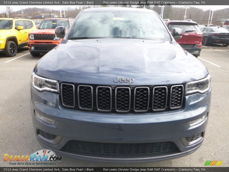 2019 Jeep Grand Cherokee Limited 4x4 Slate Blue Pearl / Black Photo #8