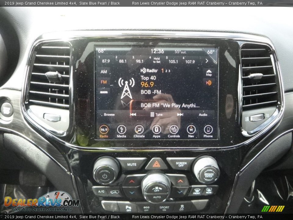 2019 Jeep Grand Cherokee Limited 4x4 Slate Blue Pearl / Black Photo #17