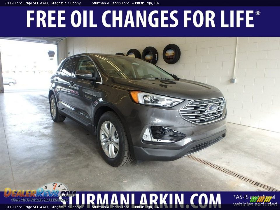2019 Ford Edge SEL AWD Magnetic / Ebony Photo #1