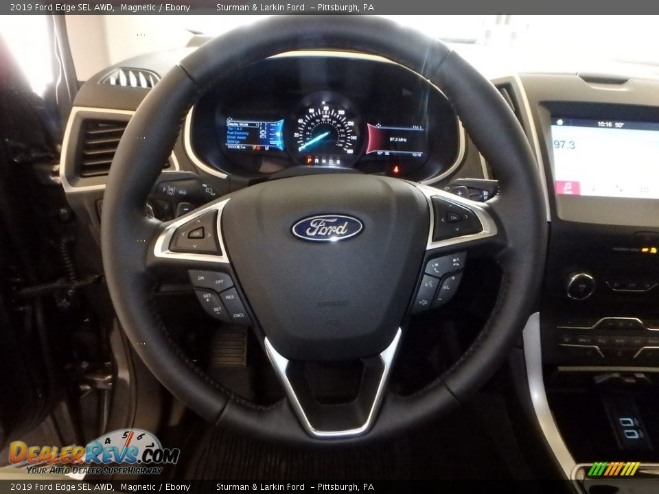 2019 Ford Edge SEL AWD Magnetic / Ebony Photo #14