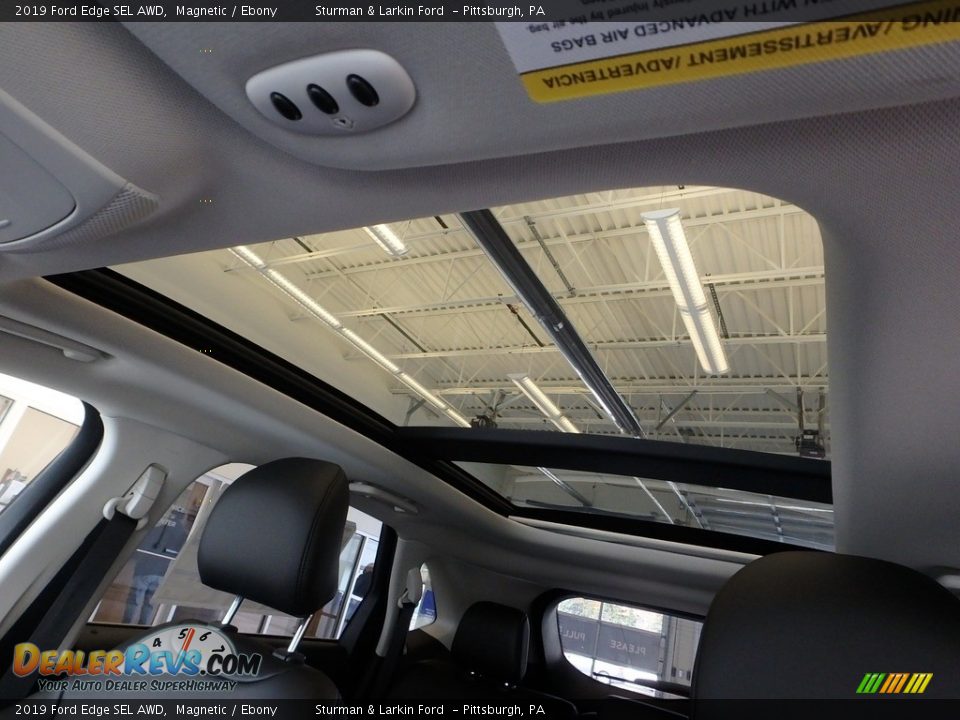 2019 Ford Edge SEL AWD Magnetic / Ebony Photo #15