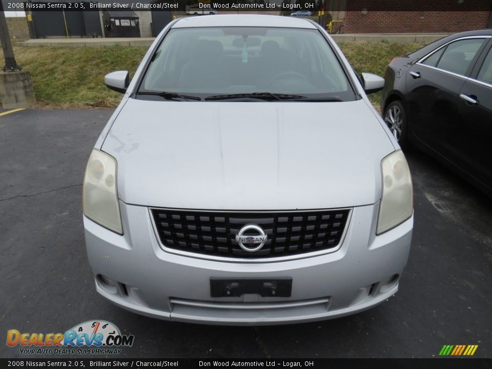 2008 Nissan Sentra 2.0 S Brilliant Silver / Charcoal/Steel Photo #5