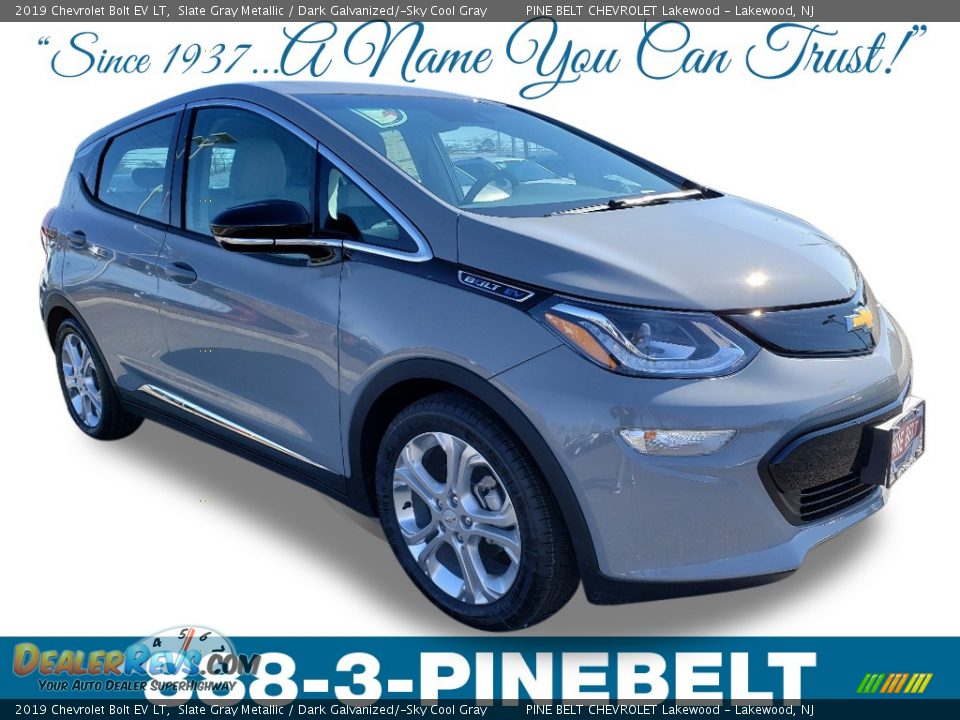 2019 Chevrolet Bolt EV LT Slate Gray Metallic / Dark Galvanized/­Sky Cool Gray Photo #1