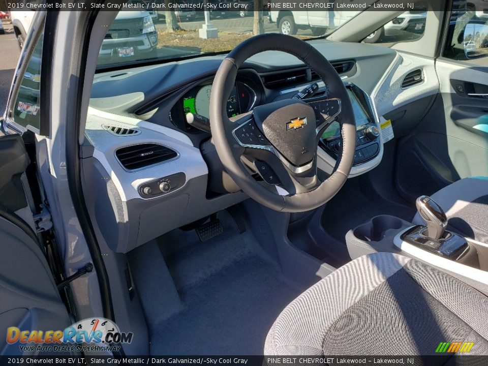 2019 Chevrolet Bolt EV LT Slate Gray Metallic / Dark Galvanized/­Sky Cool Gray Photo #7