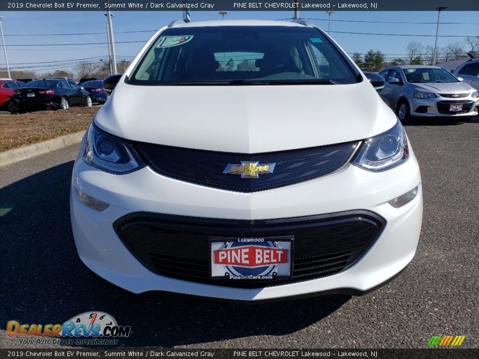 2019 Chevrolet Bolt EV Premier Summit White / Dark Galvanized Gray Photo #2