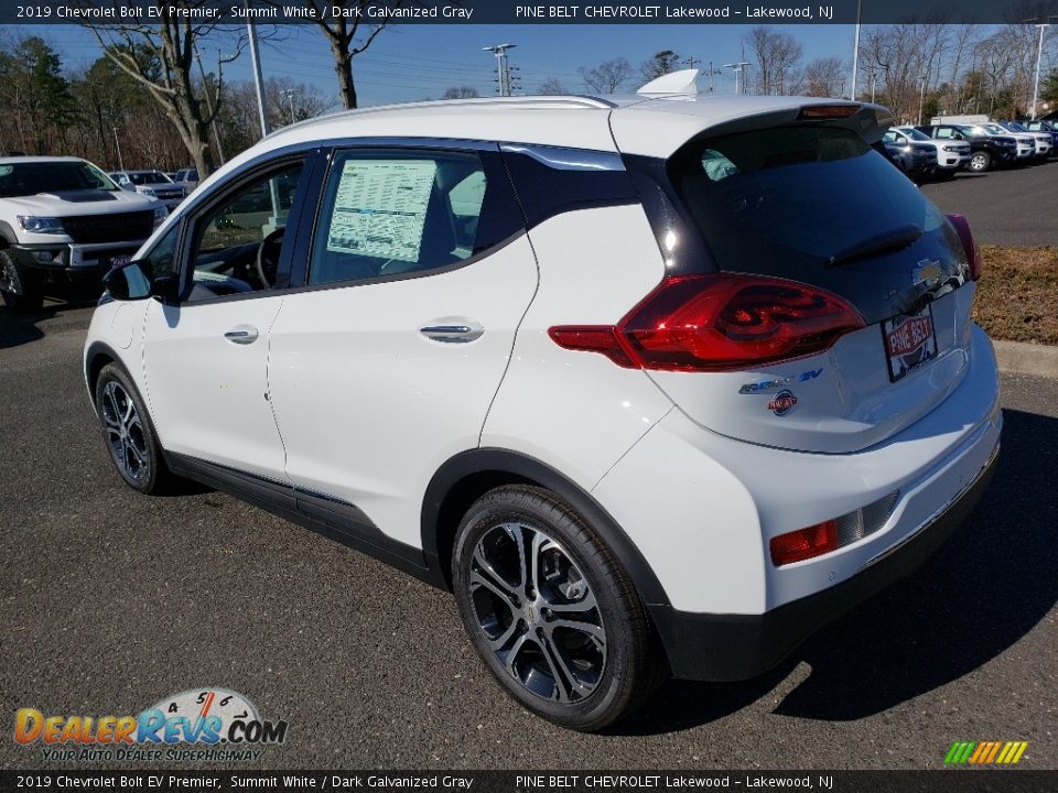 2019 Chevrolet Bolt EV Premier Summit White / Dark Galvanized Gray Photo #4