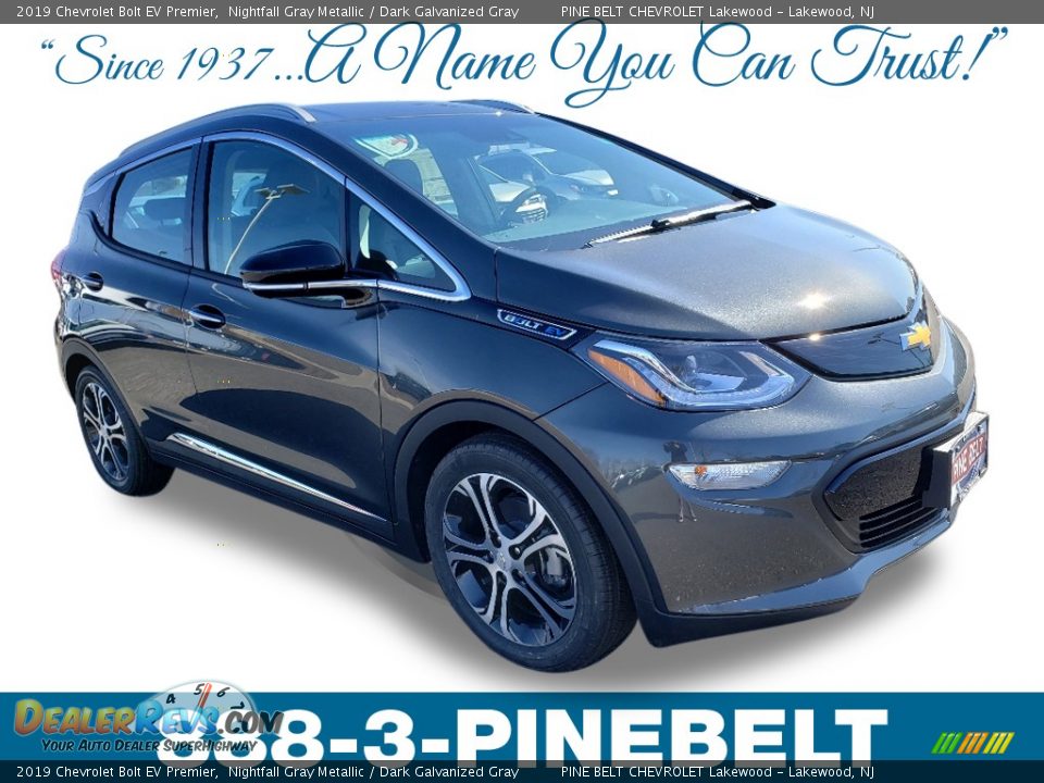 2019 Chevrolet Bolt EV Premier Nightfall Gray Metallic / Dark Galvanized Gray Photo #1
