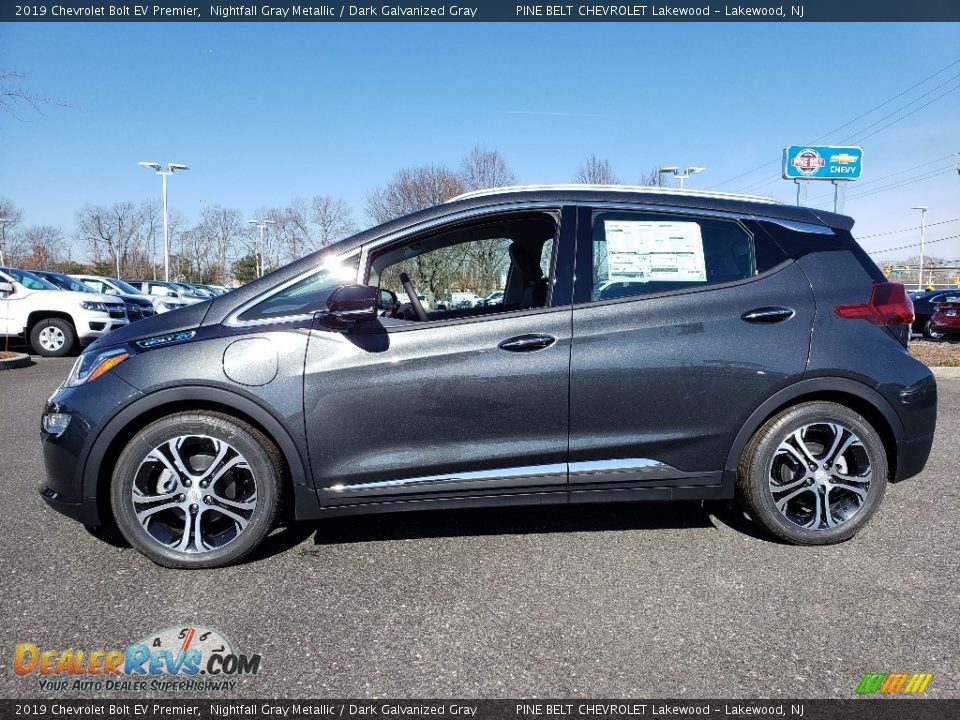 2019 Chevrolet Bolt EV Premier Nightfall Gray Metallic / Dark Galvanized Gray Photo #3