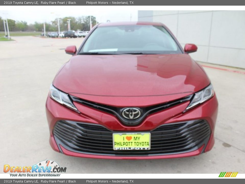 2019 Toyota Camry LE Ruby Flare Pearl / Black Photo #2