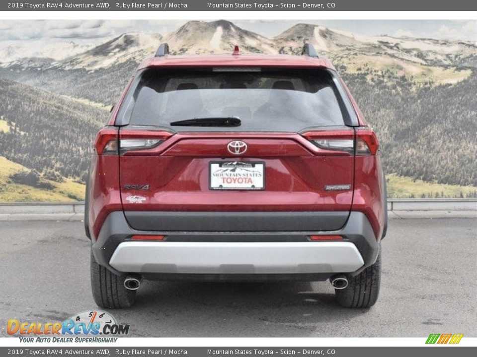 2019 Toyota RAV4 Adventure AWD Ruby Flare Pearl / Mocha Photo #4
