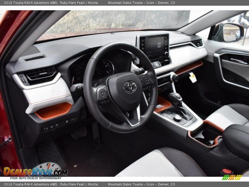 2019 Toyota RAV4 Adventure AWD Ruby Flare Pearl / Mocha Photo #5