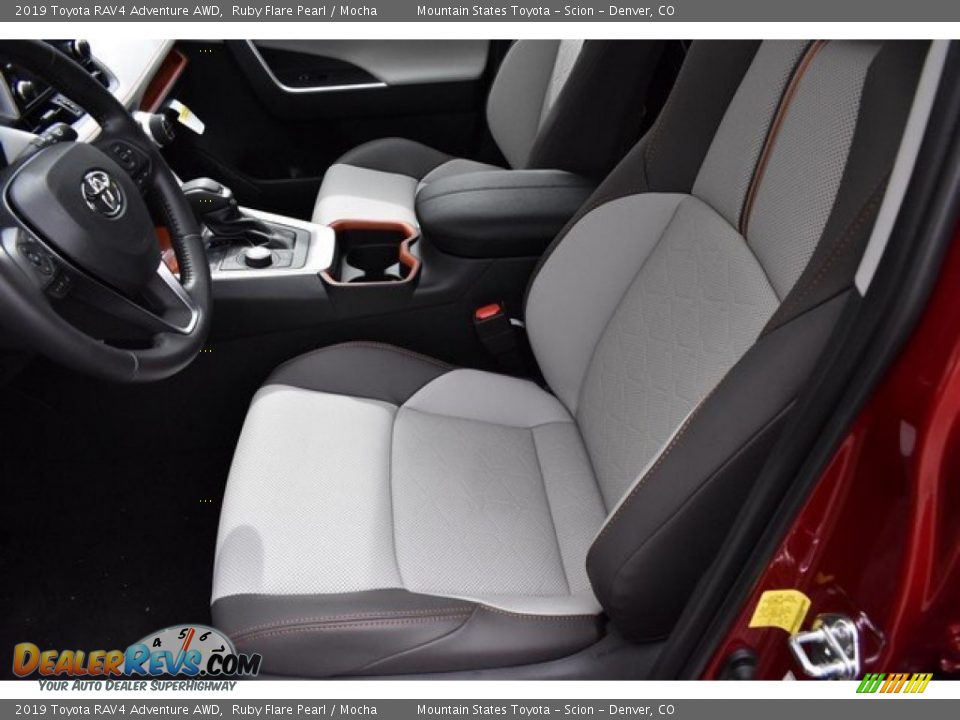2019 Toyota RAV4 Adventure AWD Ruby Flare Pearl / Mocha Photo #6