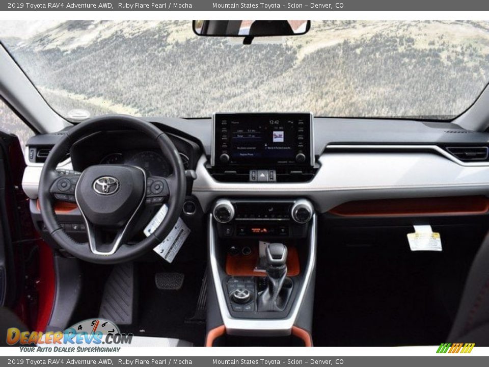 2019 Toyota RAV4 Adventure AWD Ruby Flare Pearl / Mocha Photo #7