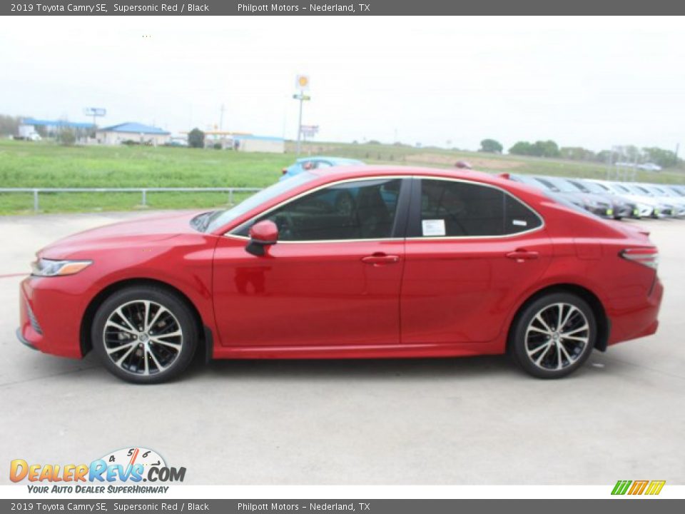 2019 Toyota Camry SE Supersonic Red / Black Photo #5