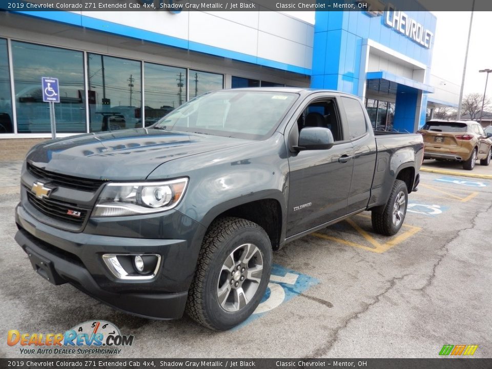 2019 Chevrolet Colorado Z71 Extended Cab 4x4 Shadow Gray Metallic / Jet Black Photo #1