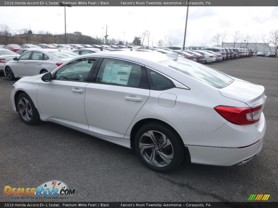2019 Honda Accord EX-L Sedan Platinum White Pearl / Black Photo #2