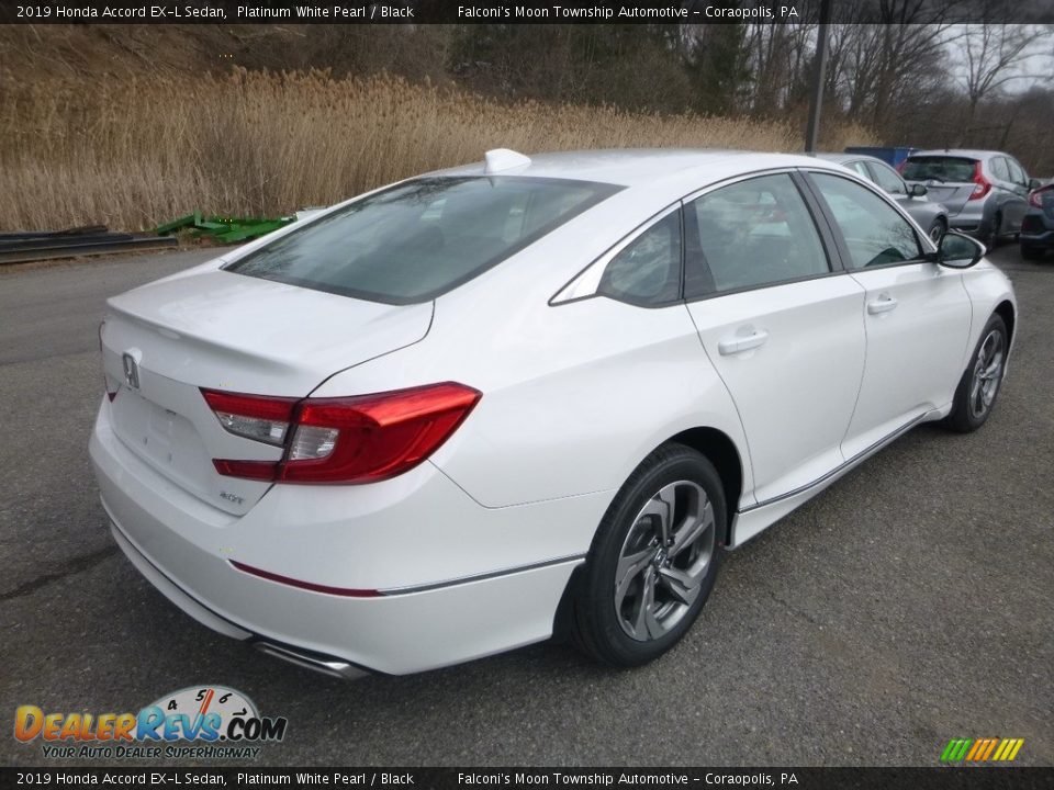 2019 Honda Accord EX-L Sedan Platinum White Pearl / Black Photo #4