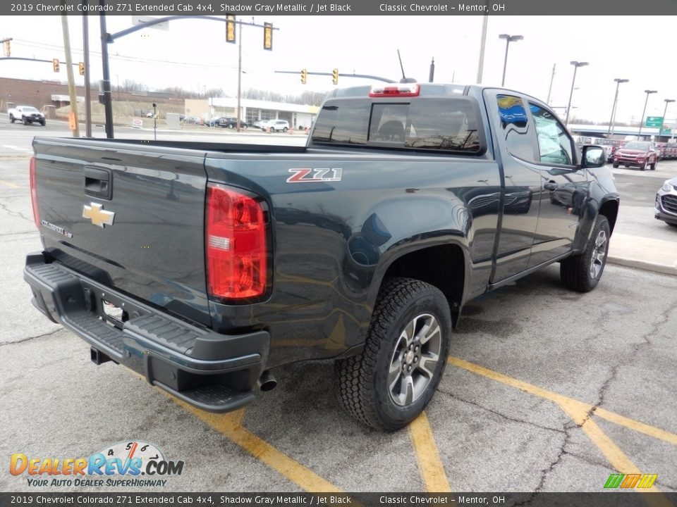 2019 Chevrolet Colorado Z71 Extended Cab 4x4 Shadow Gray Metallic / Jet Black Photo #4