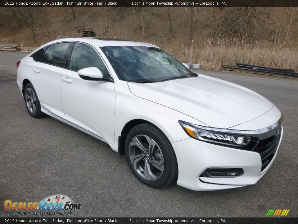 2019 Honda Accord EX-L Sedan Platinum White Pearl / Black Photo #5