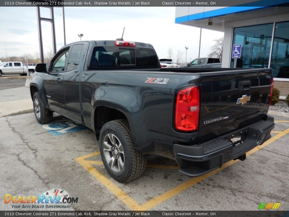 2019 Chevrolet Colorado Z71 Extended Cab 4x4 Shadow Gray Metallic / Jet Black Photo #5