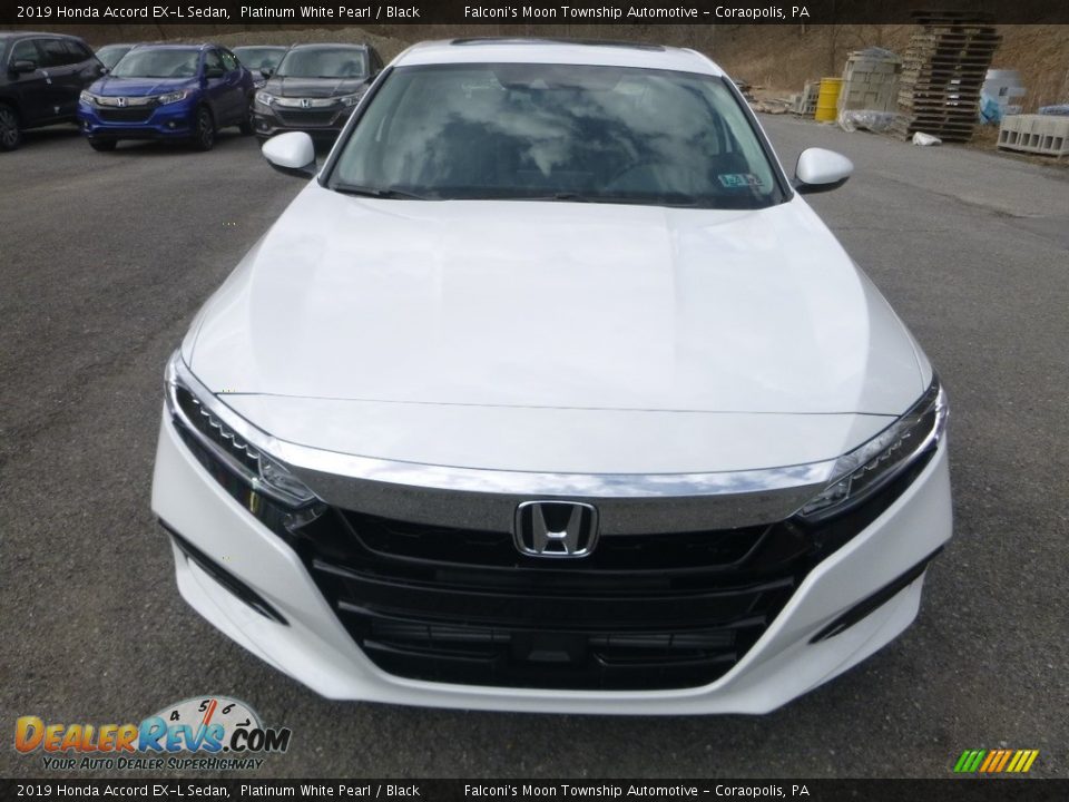 2019 Honda Accord EX-L Sedan Platinum White Pearl / Black Photo #6