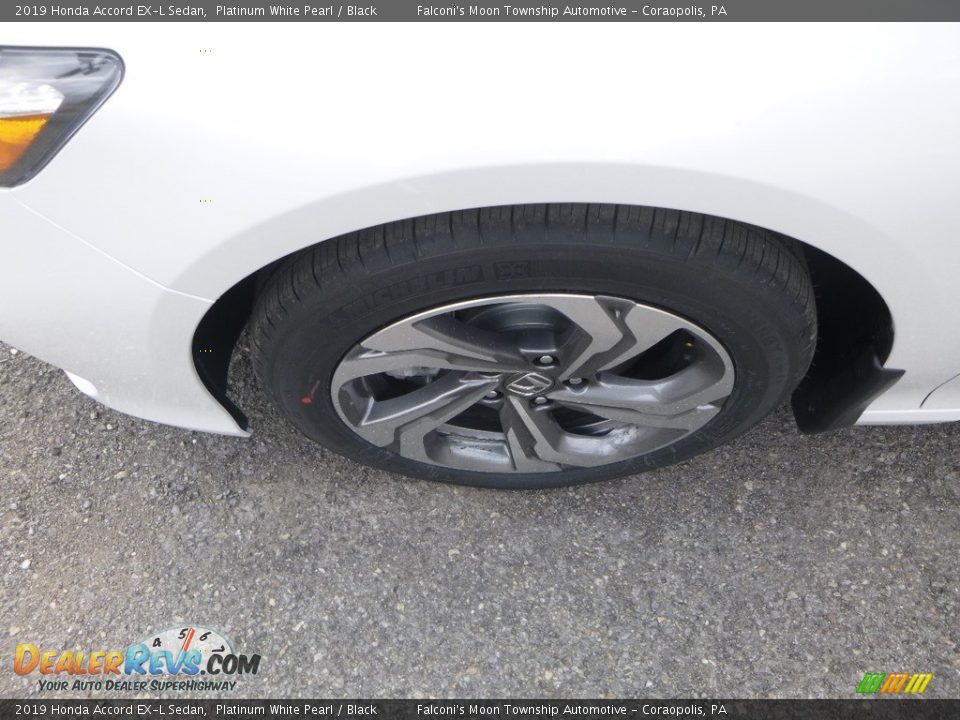 2019 Honda Accord EX-L Sedan Platinum White Pearl / Black Photo #7