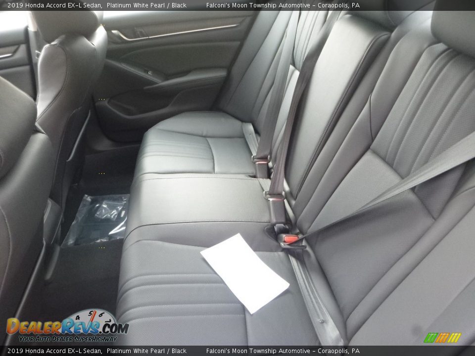 2019 Honda Accord EX-L Sedan Platinum White Pearl / Black Photo #9