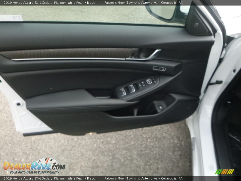 2019 Honda Accord EX-L Sedan Platinum White Pearl / Black Photo #11