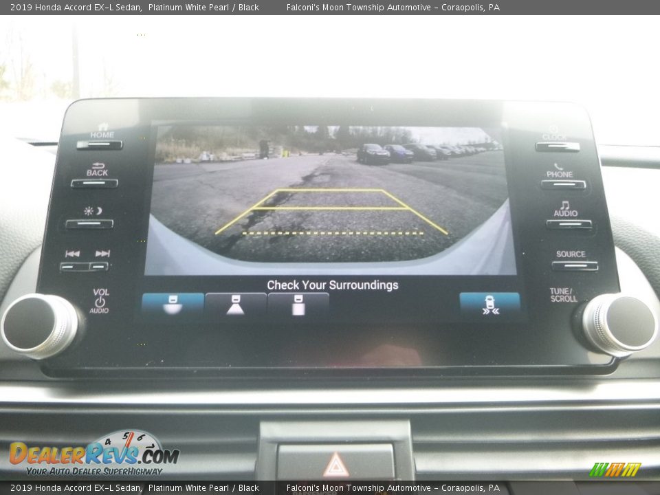 2019 Honda Accord EX-L Sedan Platinum White Pearl / Black Photo #15
