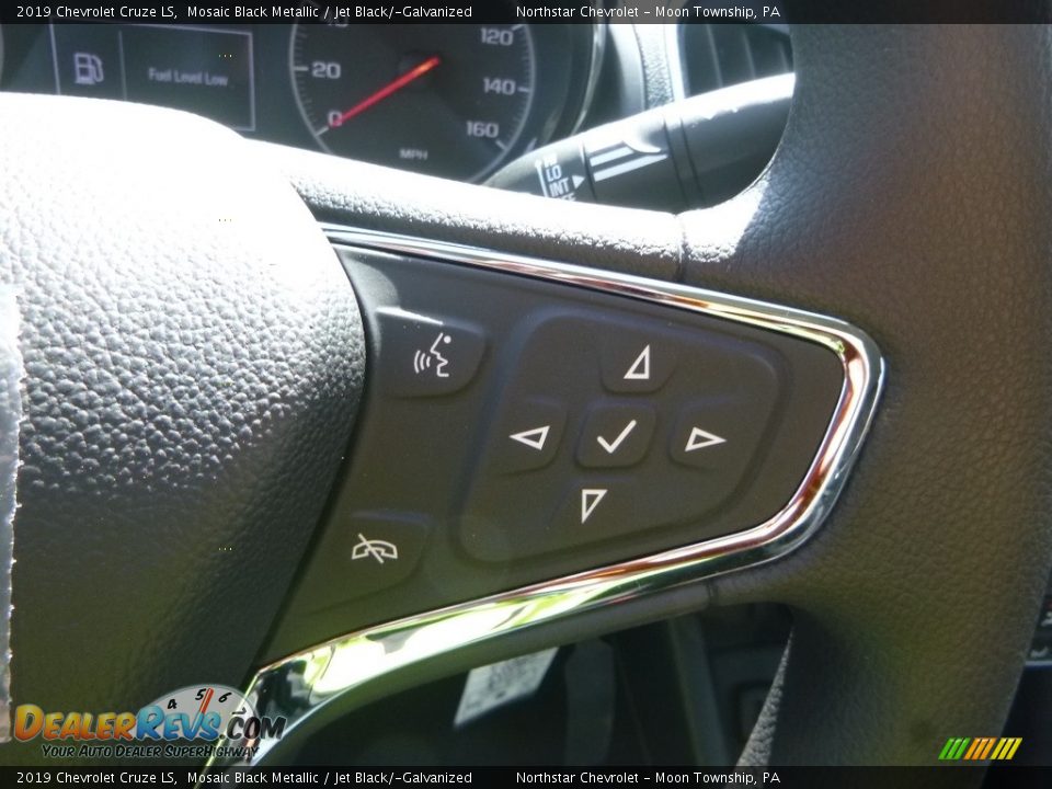 2019 Chevrolet Cruze LS Mosaic Black Metallic / Jet Black/­Galvanized Photo #19