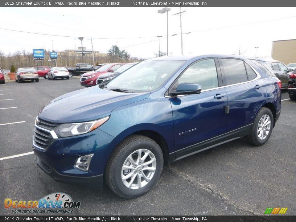 2019 Chevrolet Equinox LT AWD Pacific Blue Metallic / Jet Black Photo #1