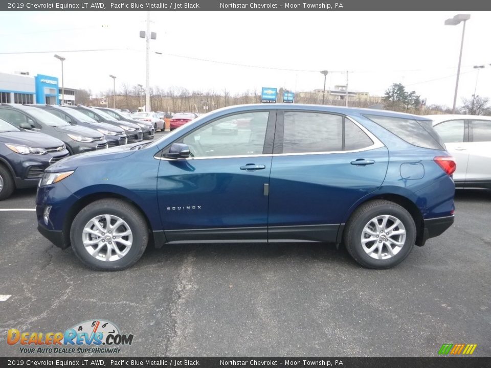 2019 Chevrolet Equinox LT AWD Pacific Blue Metallic / Jet Black Photo #2