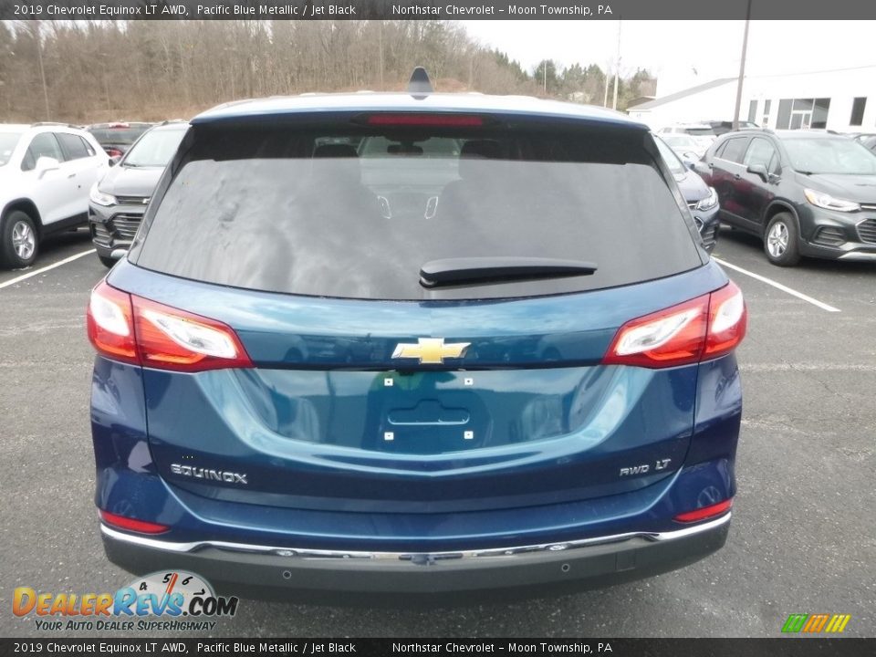2019 Chevrolet Equinox LT AWD Pacific Blue Metallic / Jet Black Photo #4