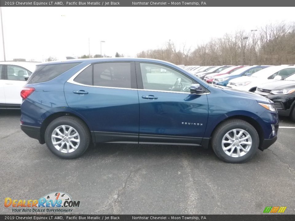 2019 Chevrolet Equinox LT AWD Pacific Blue Metallic / Jet Black Photo #6