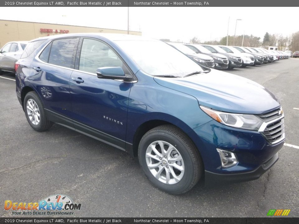 2019 Chevrolet Equinox LT AWD Pacific Blue Metallic / Jet Black Photo #7