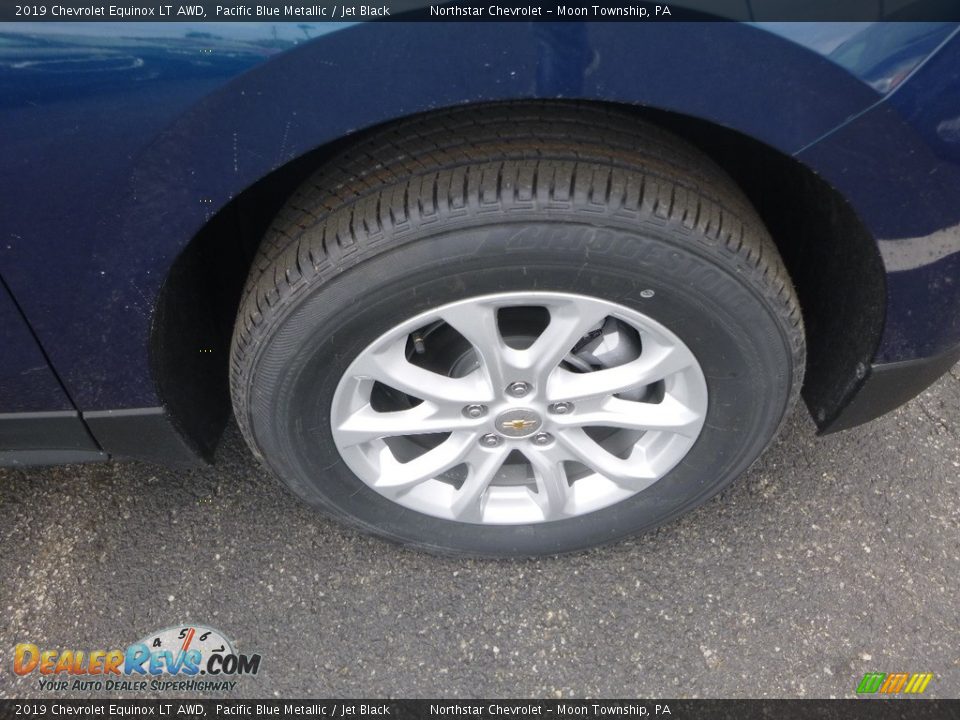 2019 Chevrolet Equinox LT AWD Pacific Blue Metallic / Jet Black Photo #8