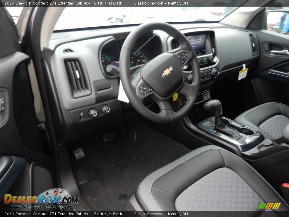 2019 Chevrolet Colorado Z71 Extended Cab 4x4 Black / Jet Black Photo #6