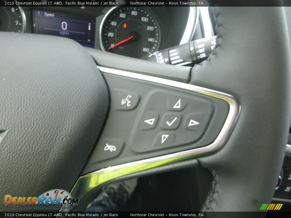 2019 Chevrolet Equinox LT AWD Pacific Blue Metallic / Jet Black Photo #18