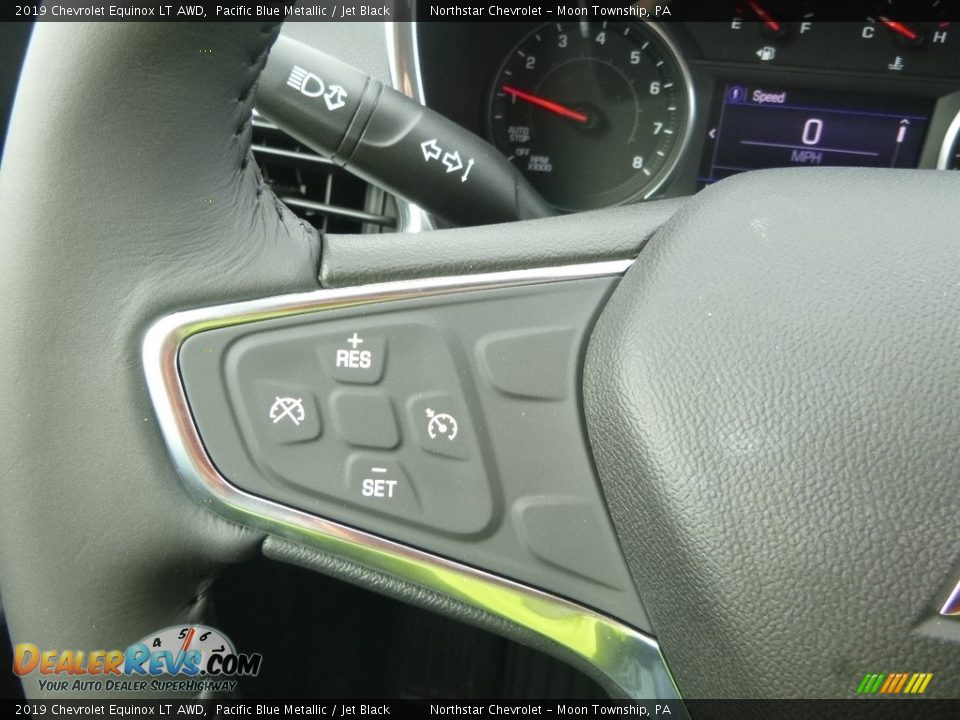 2019 Chevrolet Equinox LT AWD Pacific Blue Metallic / Jet Black Photo #19