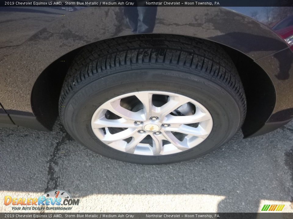 2019 Chevrolet Equinox LS AWD Storm Blue Metallic / Medium Ash Gray Photo #9