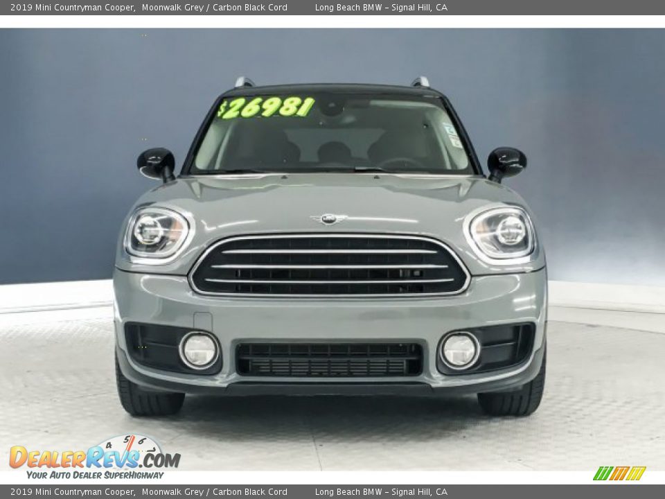 2019 Mini Countryman Cooper Moonwalk Grey / Carbon Black Cord Photo #2