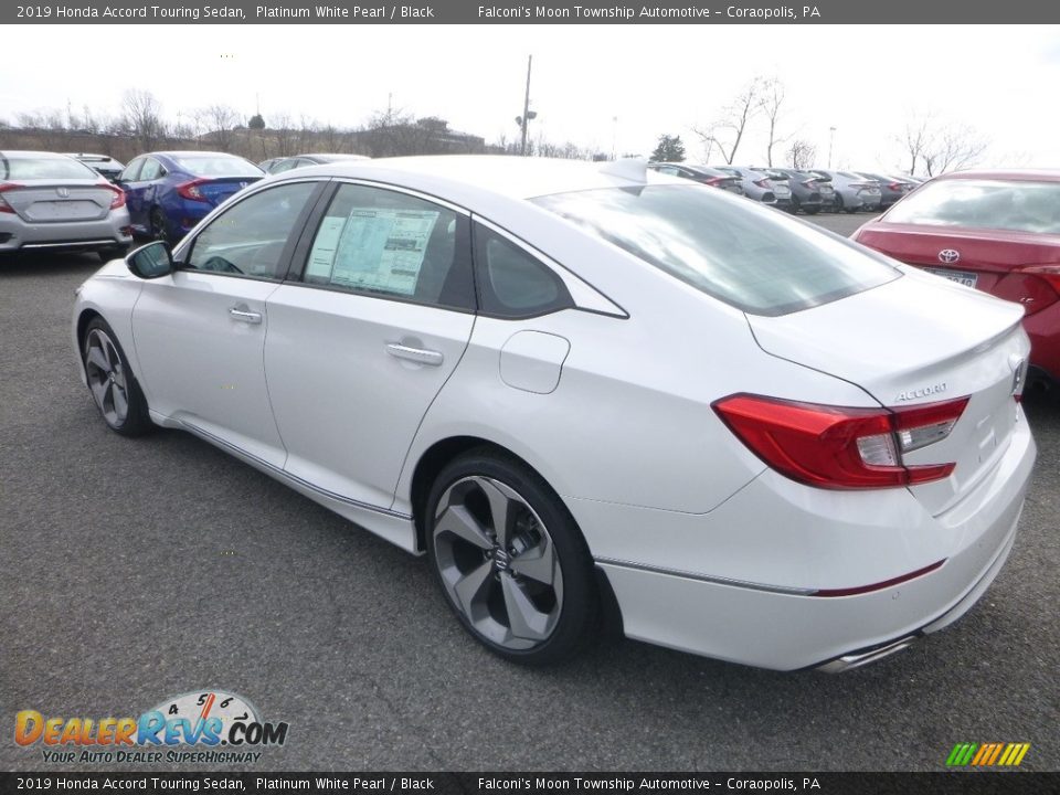 2019 Honda Accord Touring Sedan Platinum White Pearl / Black Photo #2