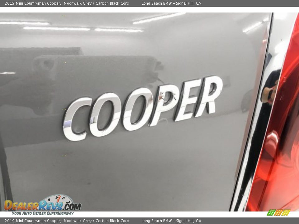 2019 Mini Countryman Cooper Moonwalk Grey / Carbon Black Cord Photo #7