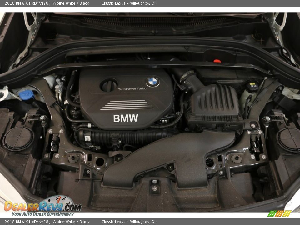2018 BMW X1 xDrive28i Alpine White / Black Photo #23