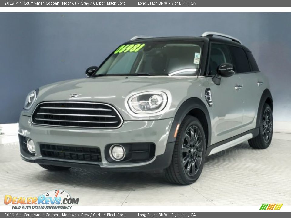 2019 Mini Countryman Cooper Moonwalk Grey / Carbon Black Cord Photo #12