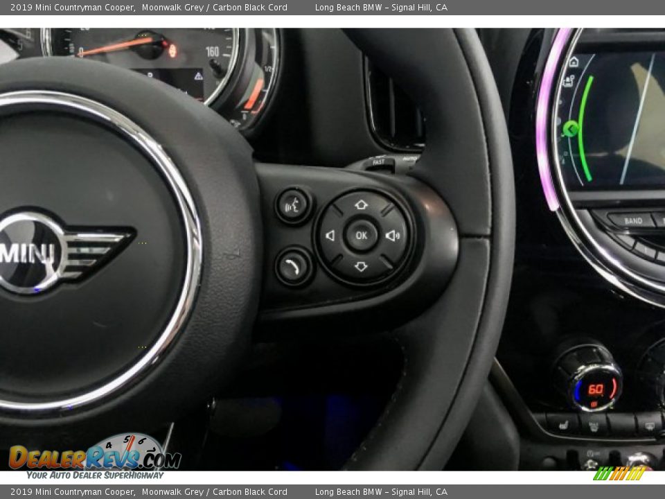 2019 Mini Countryman Cooper Moonwalk Grey / Carbon Black Cord Photo #16