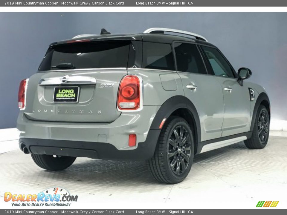 2019 Mini Countryman Cooper Moonwalk Grey / Carbon Black Cord Photo #17