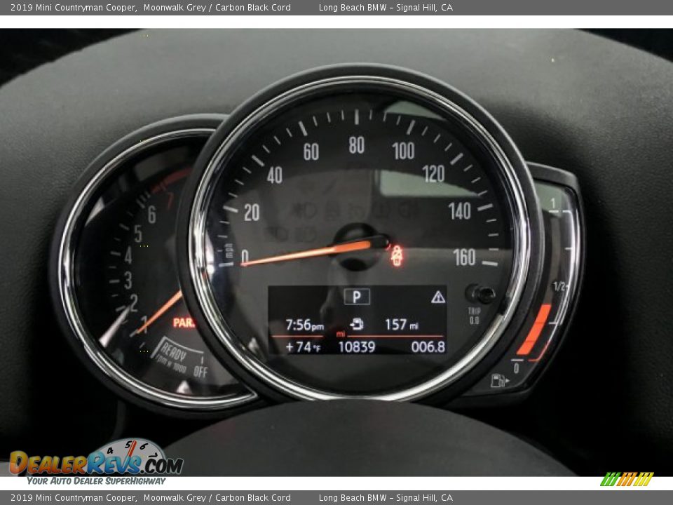 2019 Mini Countryman Cooper Moonwalk Grey / Carbon Black Cord Photo #18